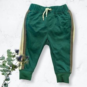 vibrant green athletic joggers (Gymboree | size 3-6m EUC)